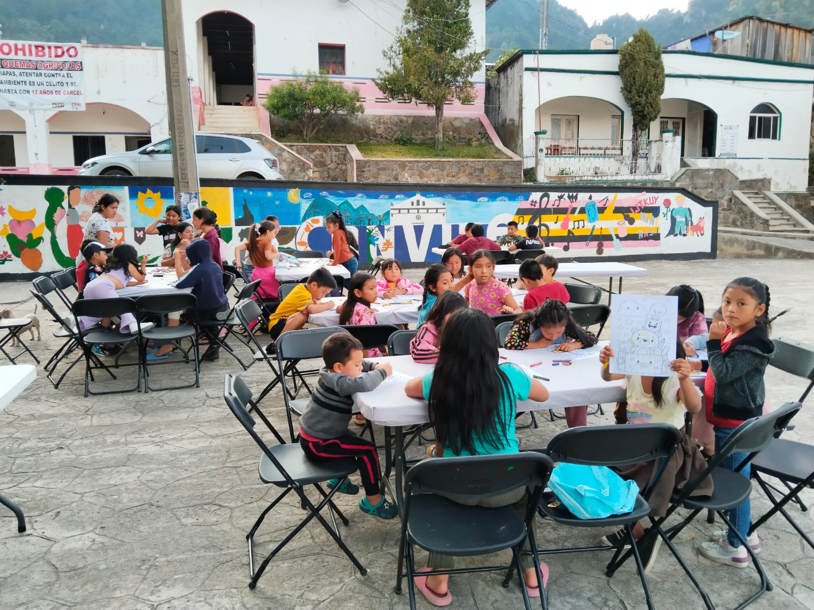 Actividad Cultural Comunitaria: Convite Cultural en el Atrio de la parroquia de San Agustín